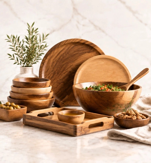 راهنمای جامع ساخت و نگهداری ظروف پذیرایی چوبی